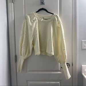COPY - free people crew bell sleeve size small